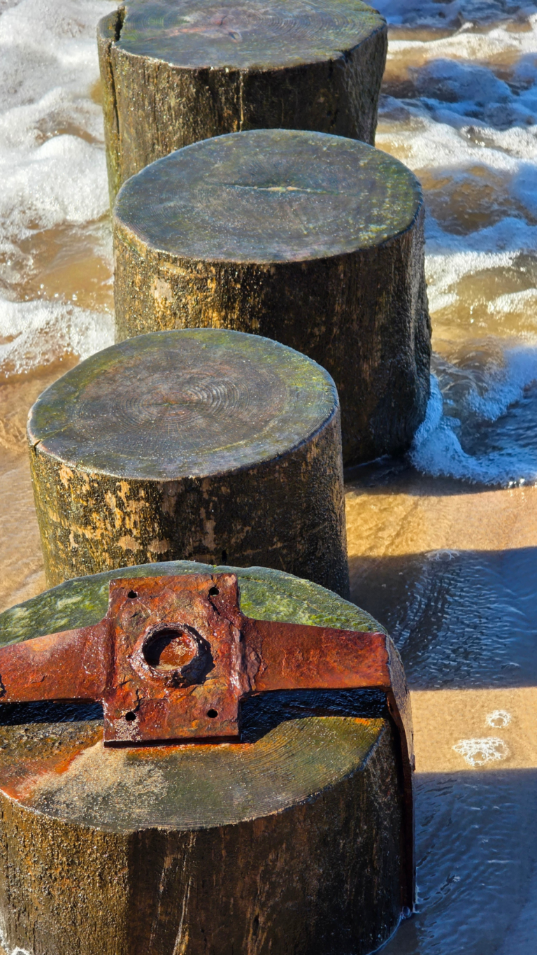 Buhnen an der Ostsee